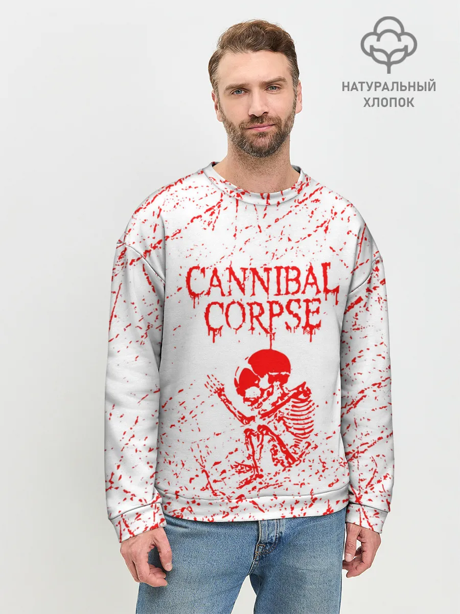 Мужской свитшот базовый / cannibal corpse