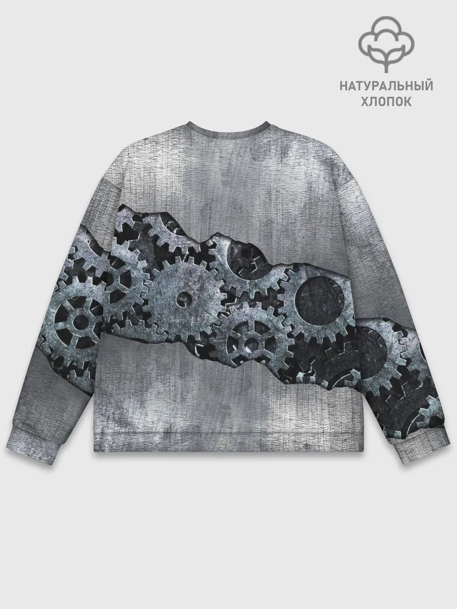 Мужской свитшот базовый / Шестеренки