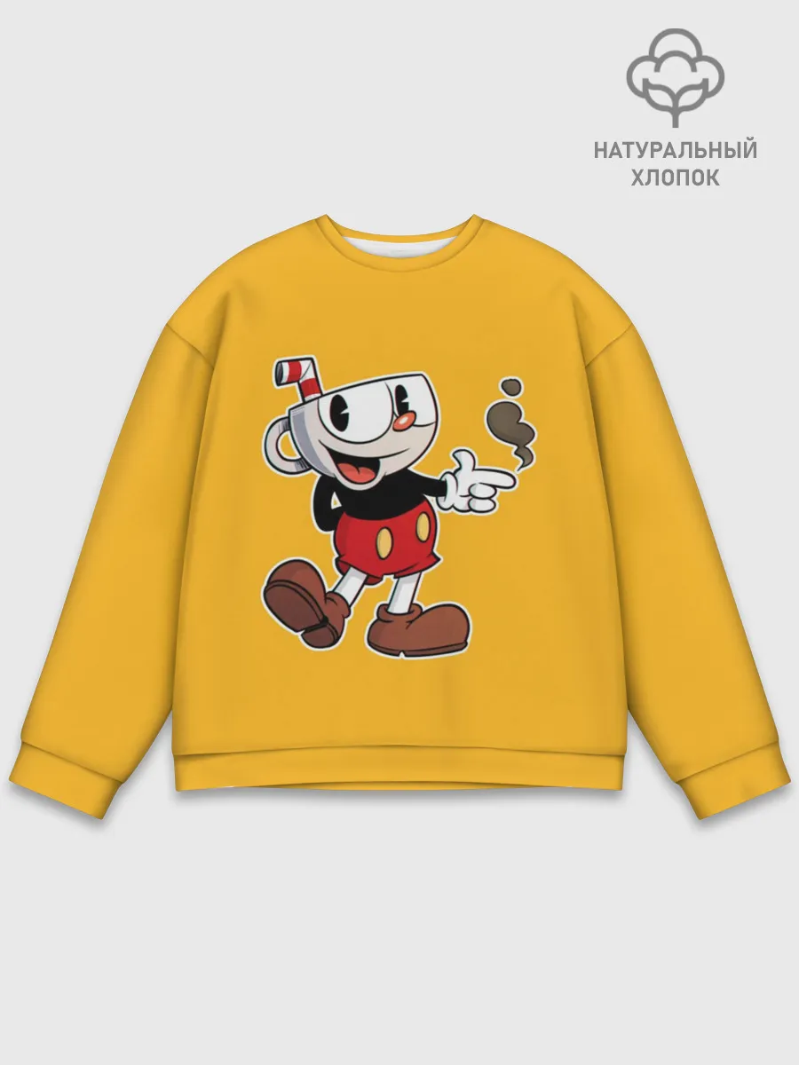 Мужской свитшот базовый / CUPHEAD | КАПХЕД