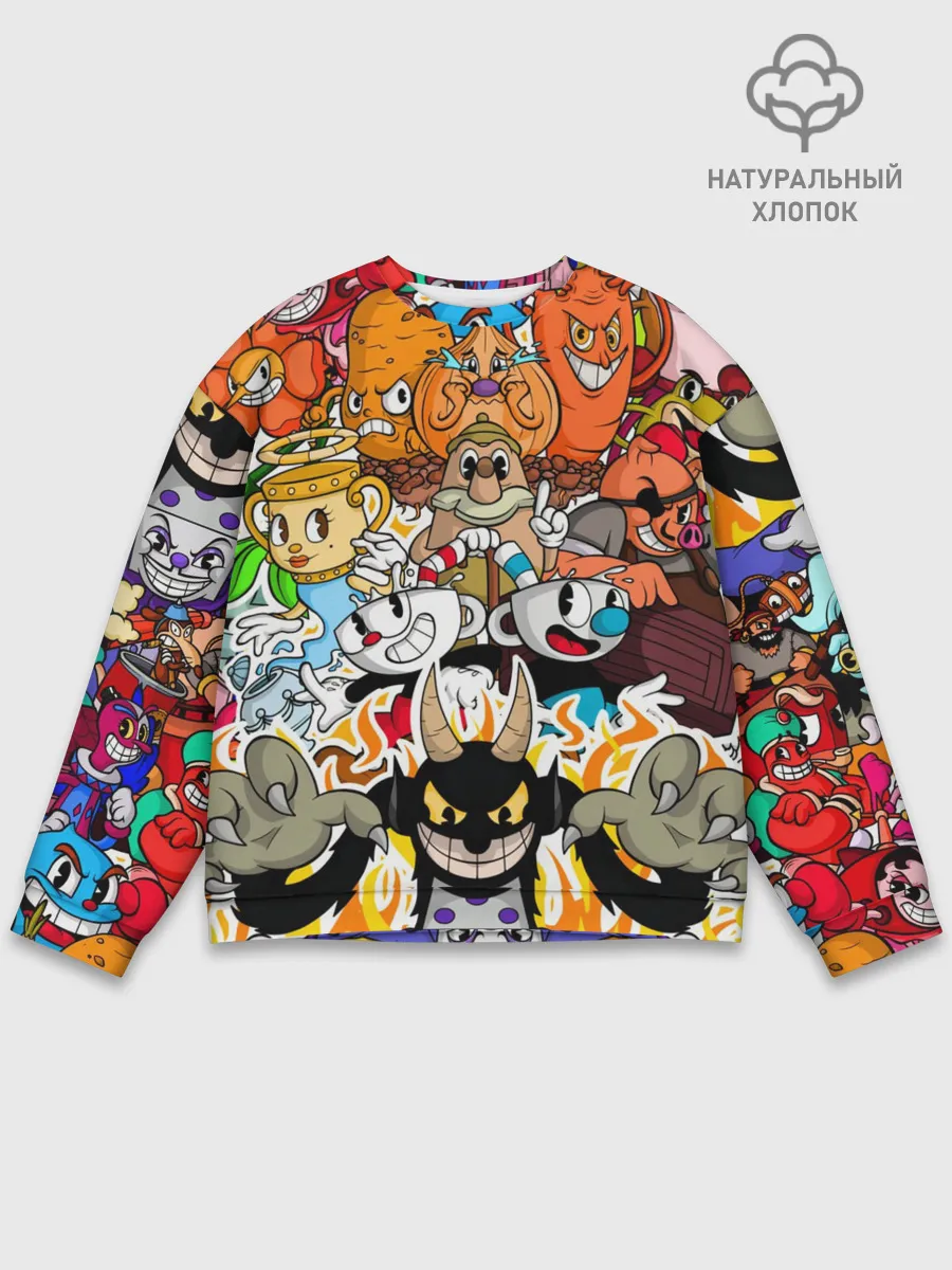 Мужской свитшот базовый / CUPHEAD