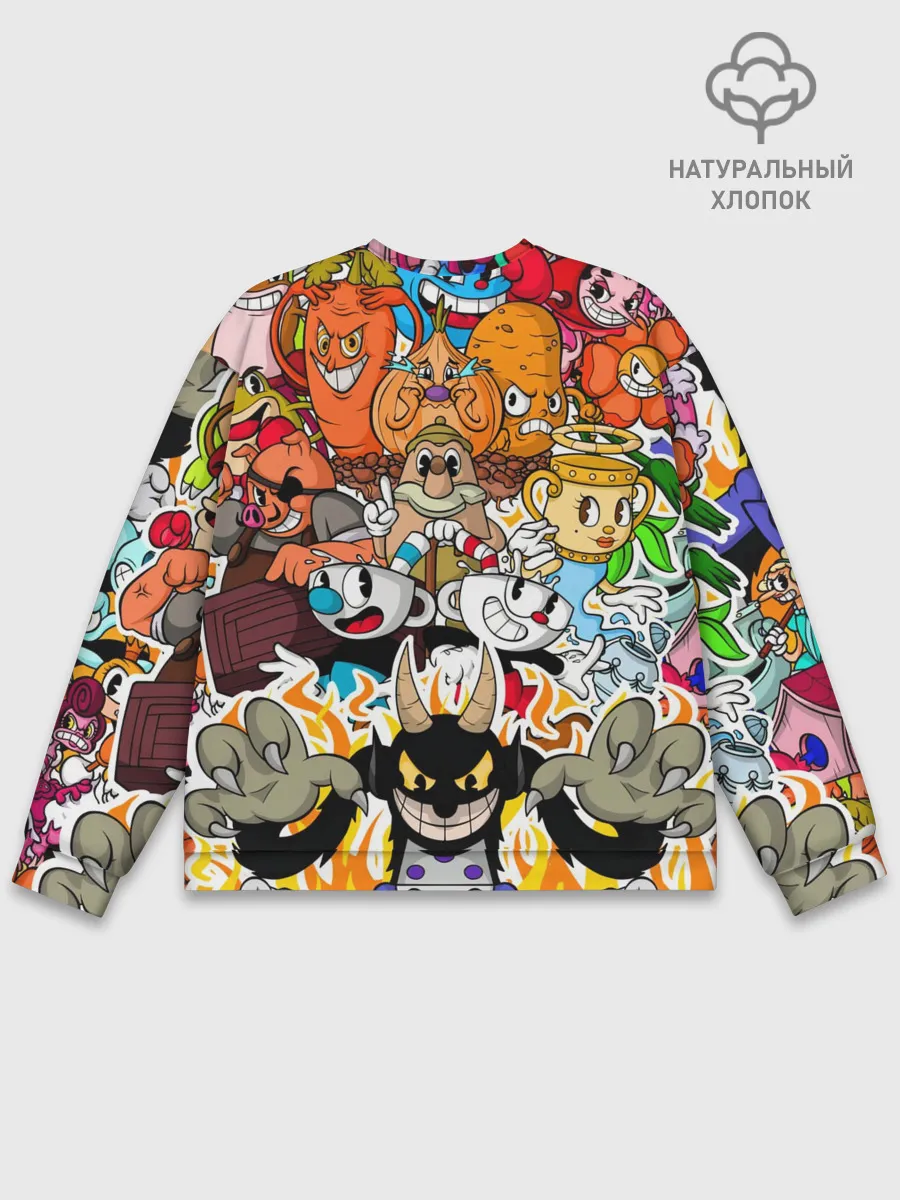 Мужской свитшот базовый / CUPHEAD