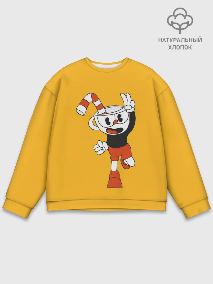 Мужской свитшот базовый / CUPHEAD