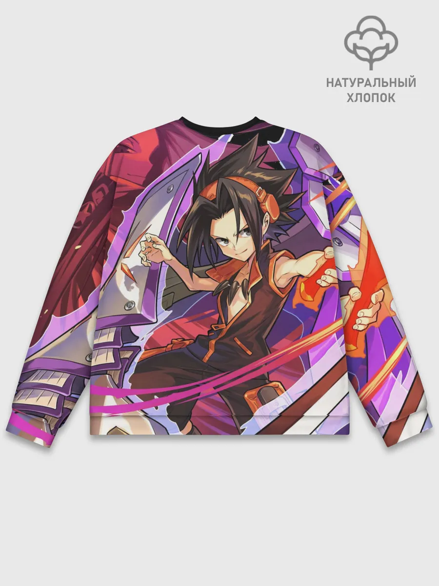 Мужской свитшот базовый / Шаман Кинг