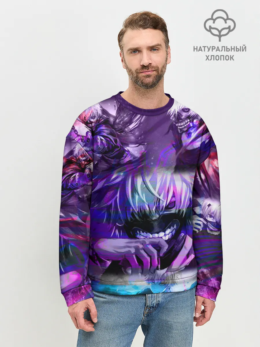 Мужской свитшот базовый / Ретро Рейв Гуль