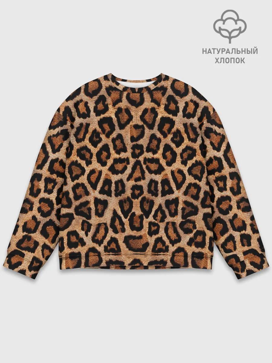 Мужской свитшот базовый / Шкура Леопарда
