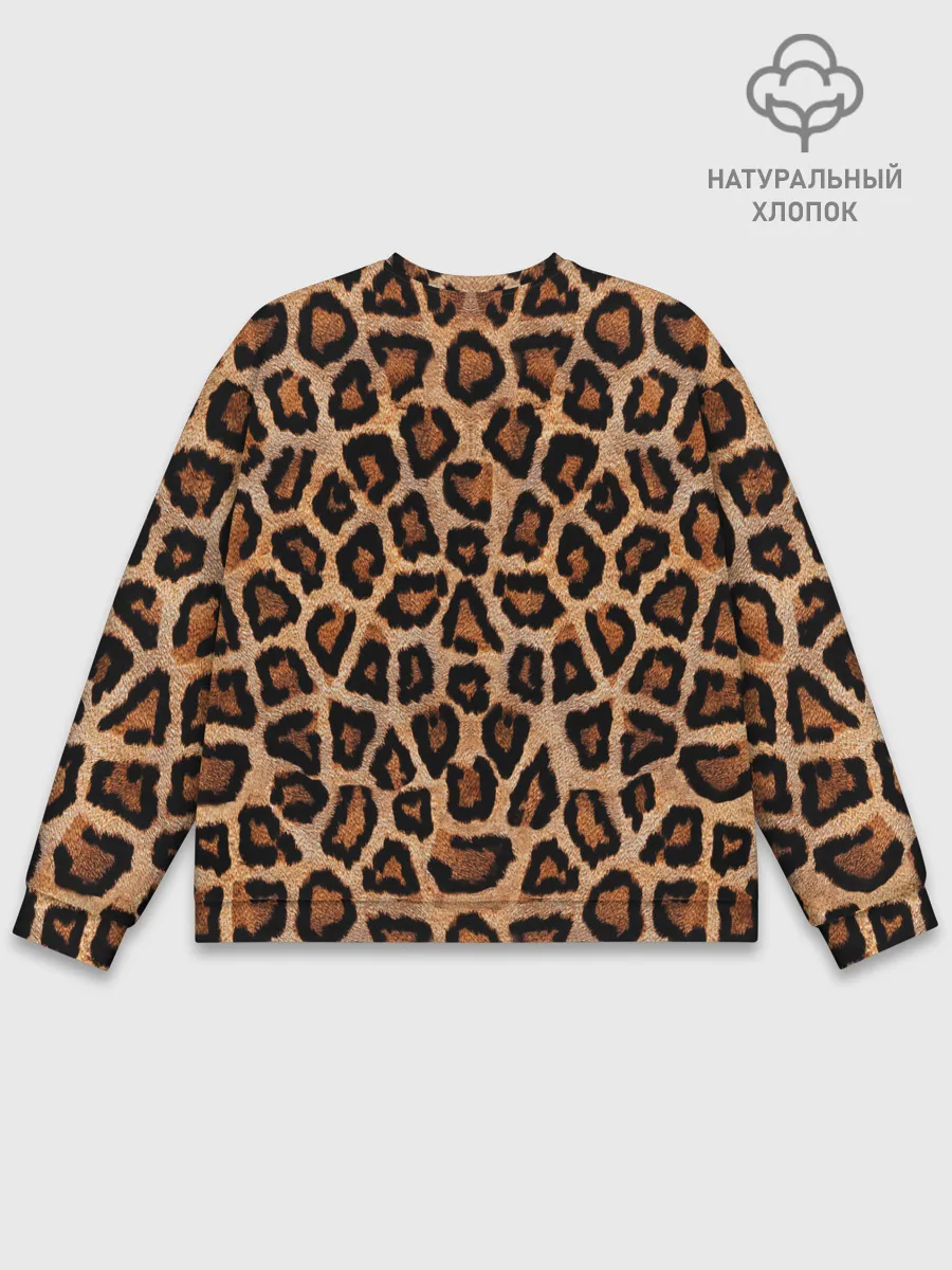 Мужской свитшот базовый / Шкура Леопарда