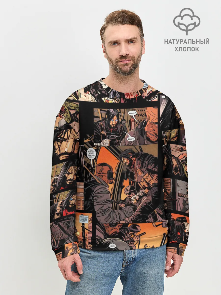 Мужской свитшот базовый / BRZRKR