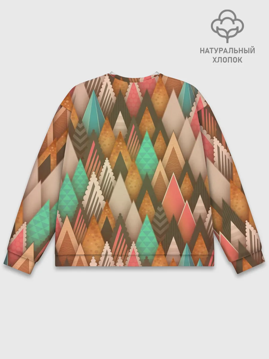 Мужской свитшот базовый / Острые пики
