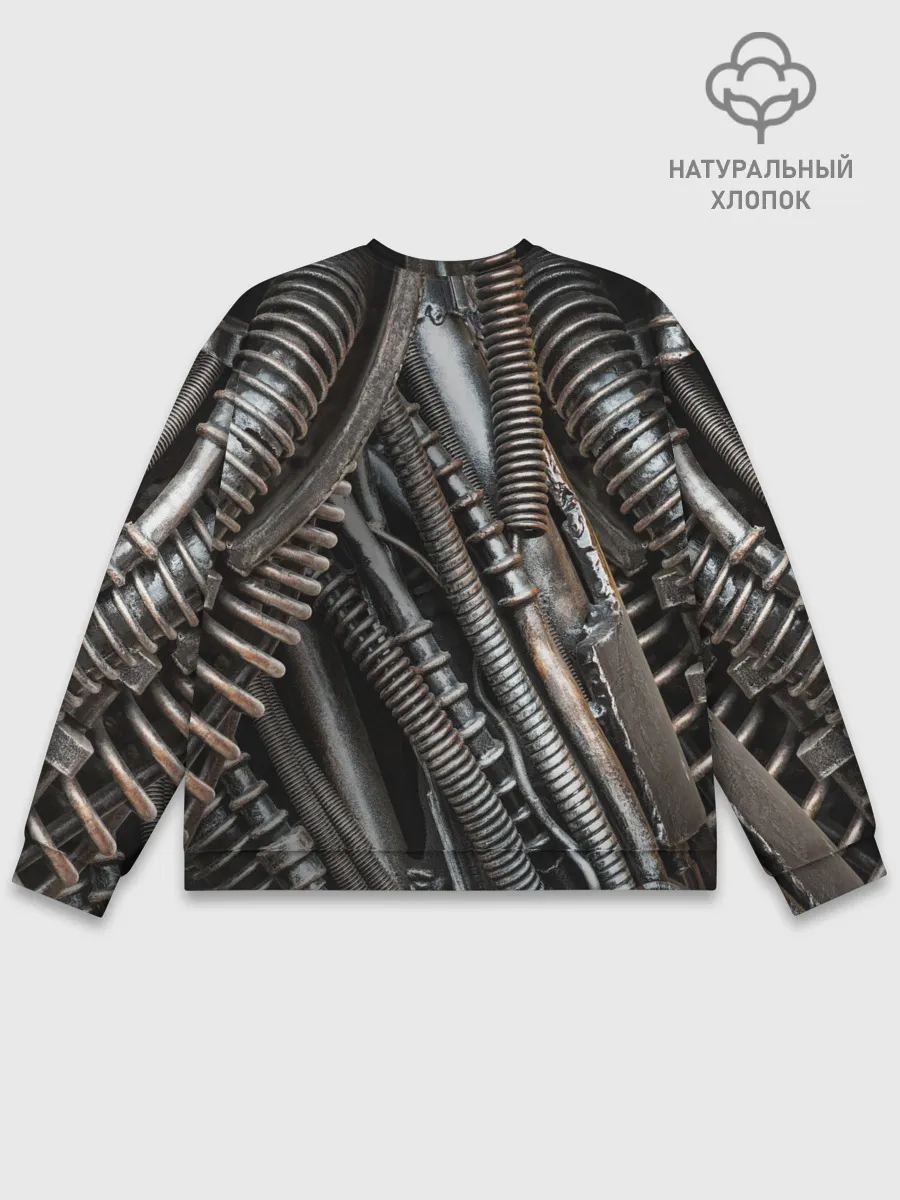 Мужской свитшот базовый / СТИМПАНК | МЕХАНИЧЕСКИЕ ЧАСТИ