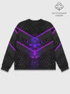 Мужской свитшот базовый / Ултрофиолеовый угол 3D