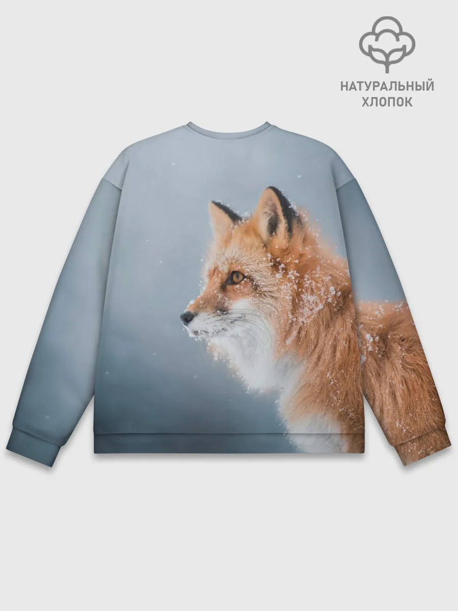 Мужской свитшот базовый / Лиса
