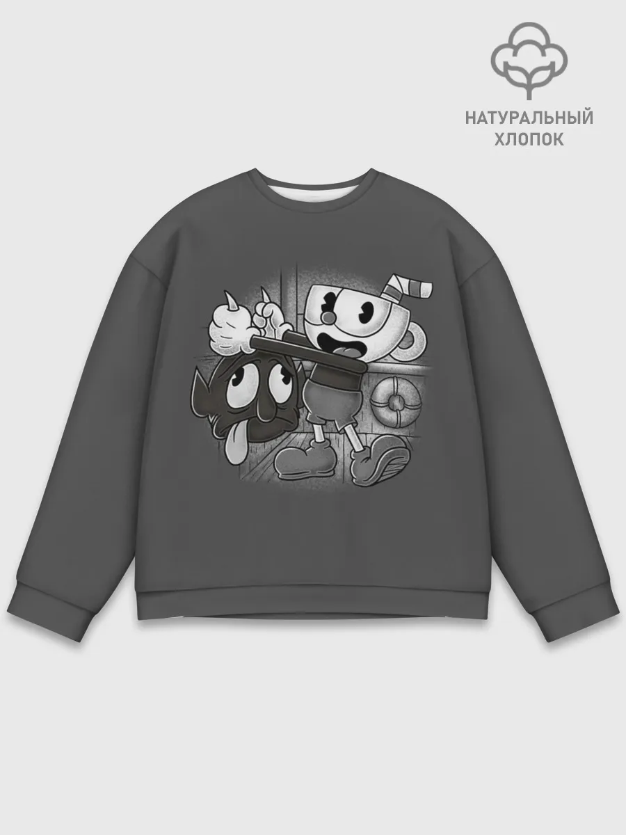 Мужской свитшот базовый / CUPHEAD