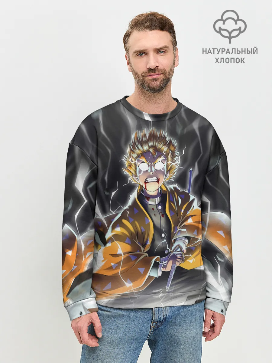 Мужской свитшот базовый / ЗЕНИЦУ | ZENITSU | KNY