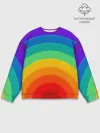 Мужской свитшот базовый / Круговая радуга