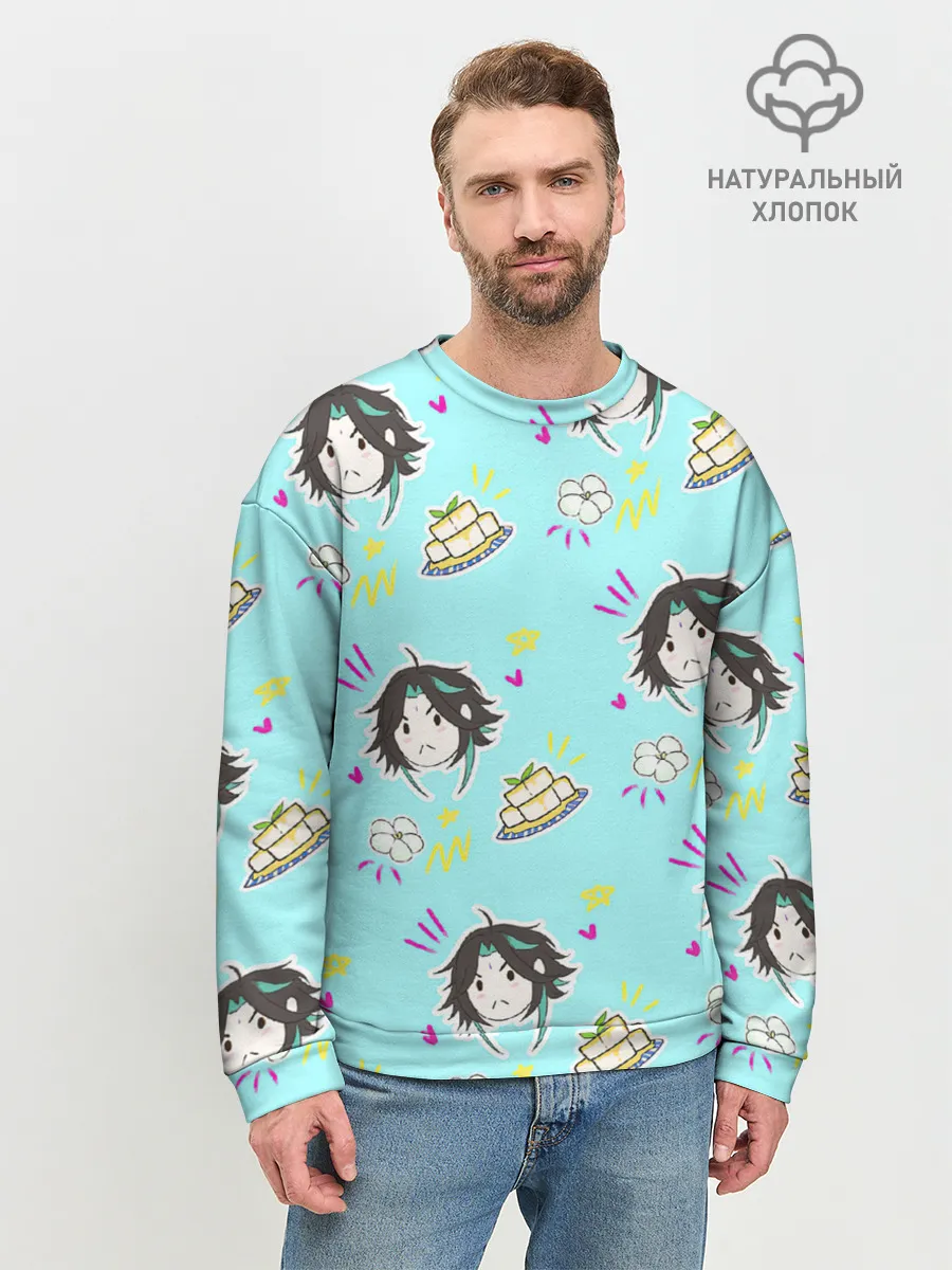 Мужской свитшот базовый / Сяо и тофу