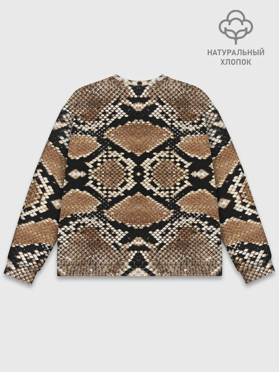 Мужской свитшот базовый / Snake Skin