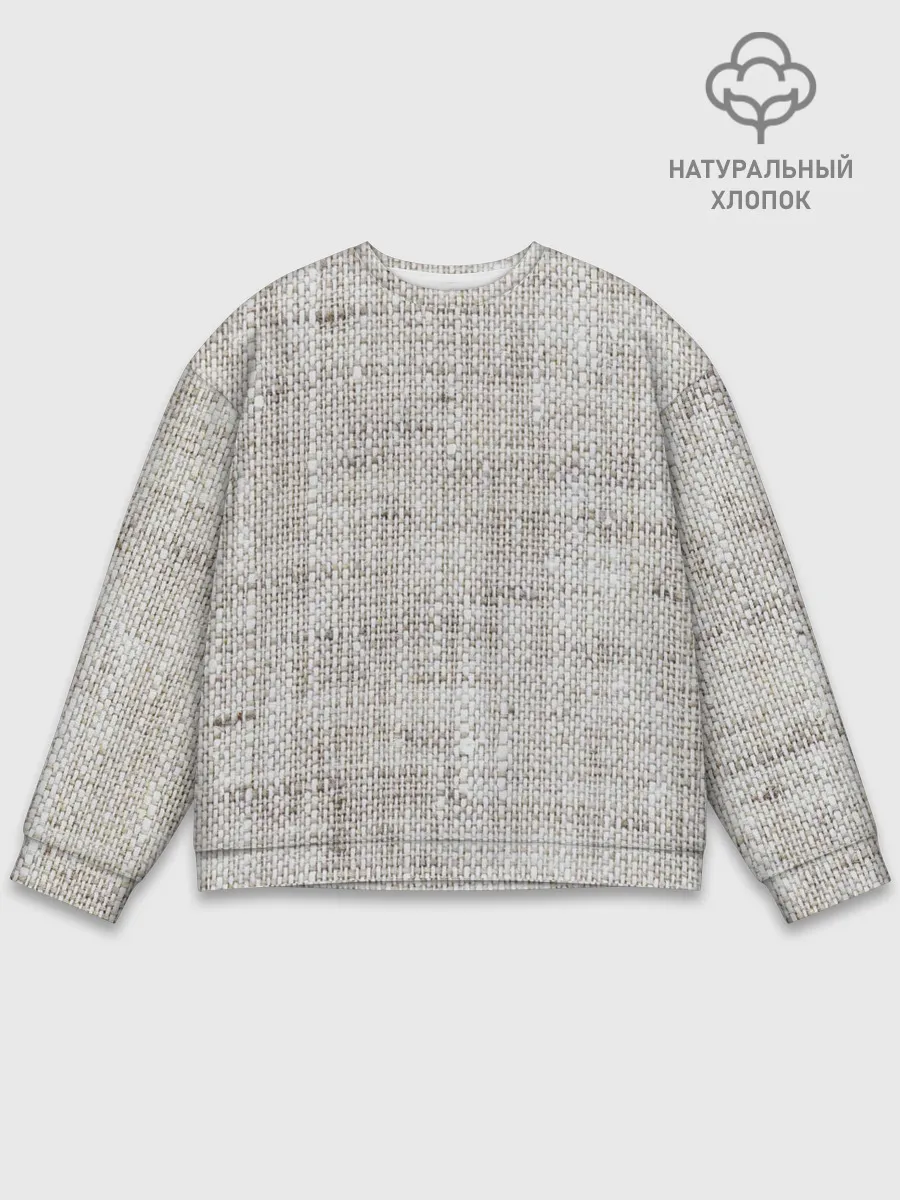 Мужской свитшот базовый / Серая Мешковина