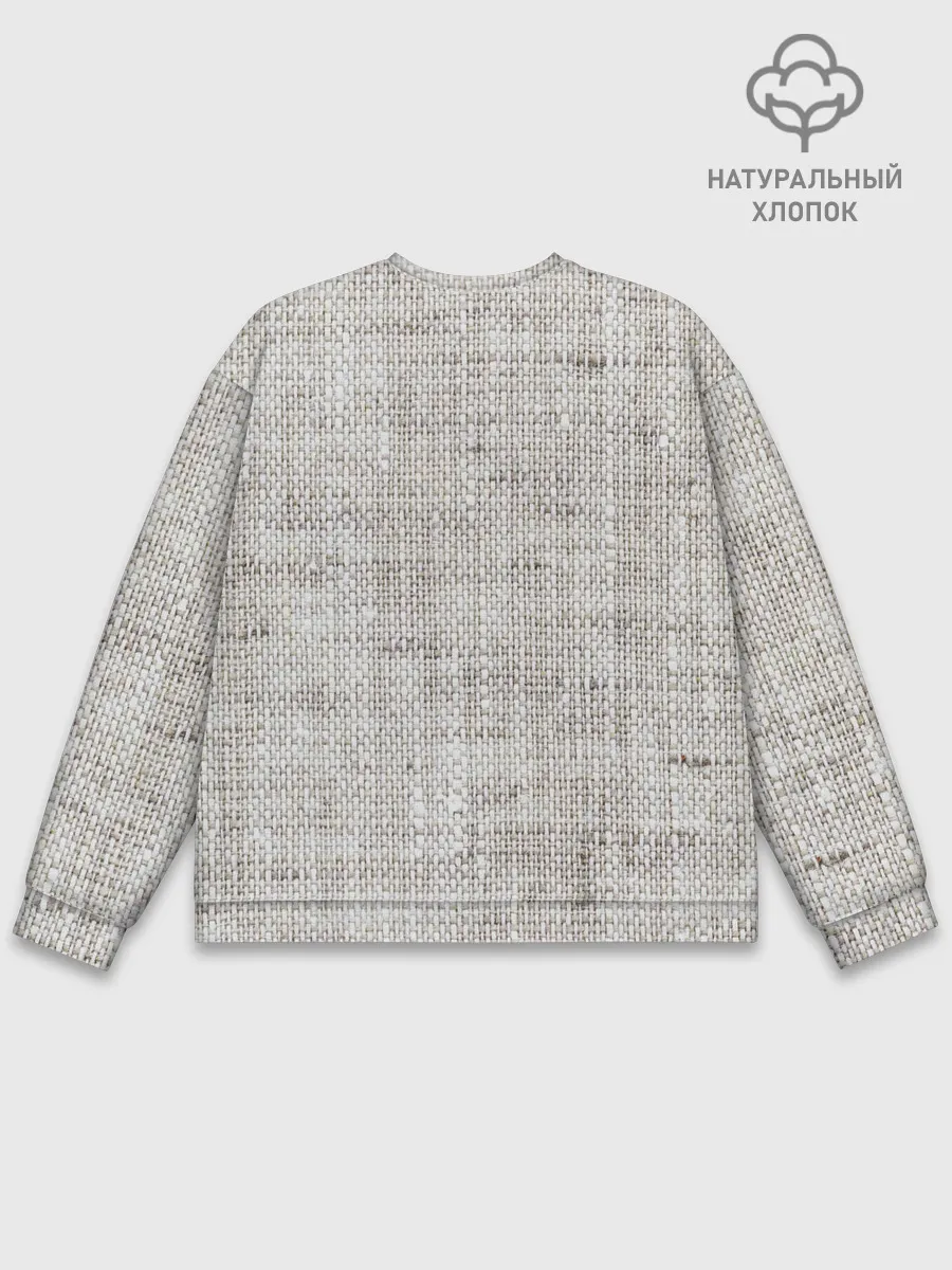 Мужской свитшот базовый / Серая Мешковина