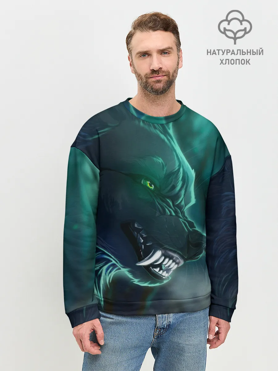 Мужской свитшот базовый / ВОЛЧИЙ ОСКАЛ