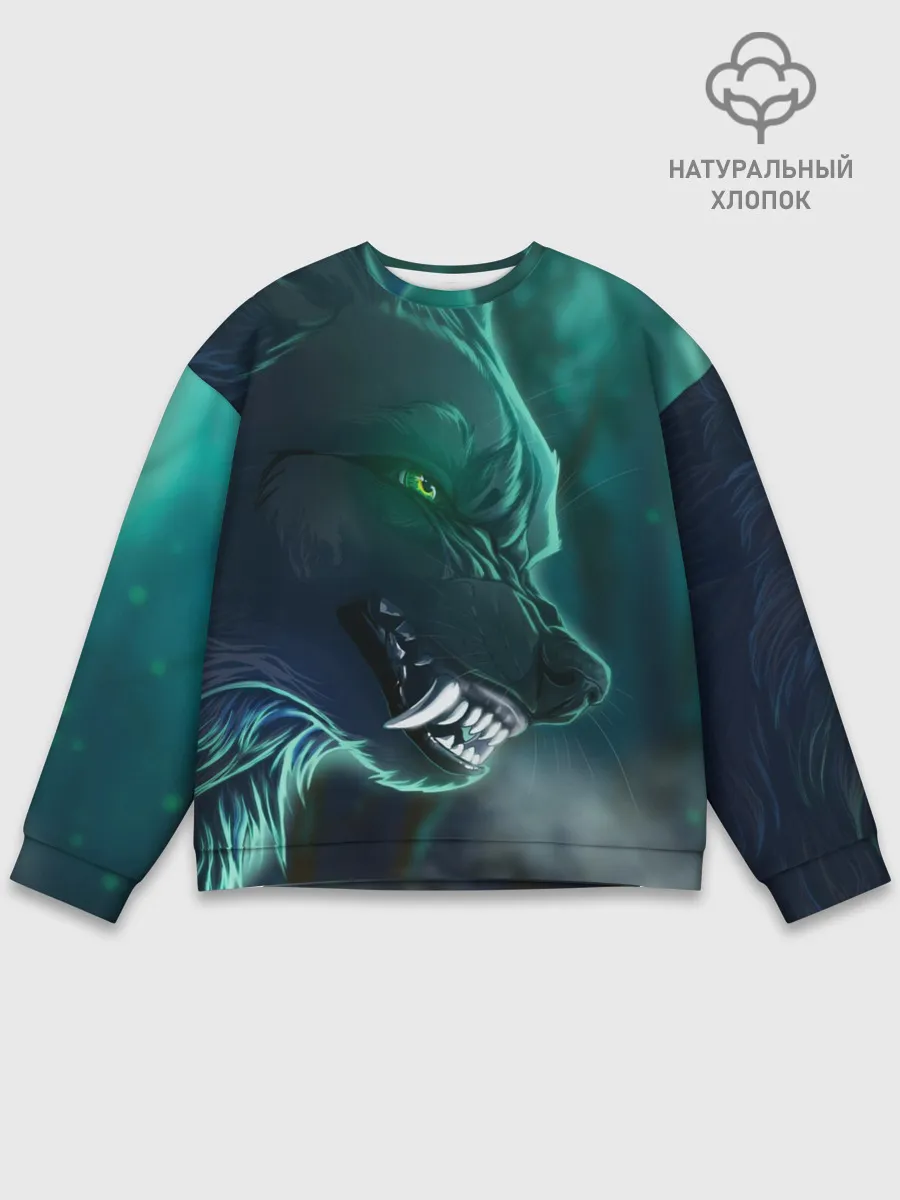 Мужской свитшот базовый / ВОЛЧИЙ ОСКАЛ