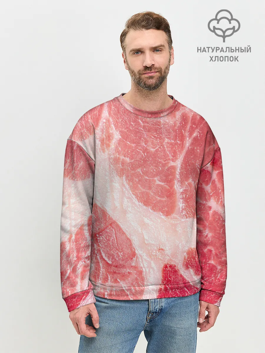 Мужской свитшот базовый / МЯСНИК