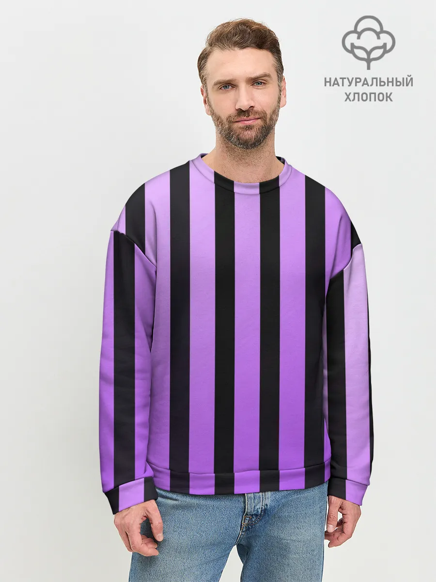Мужской свитшот базовый / Полосатость
