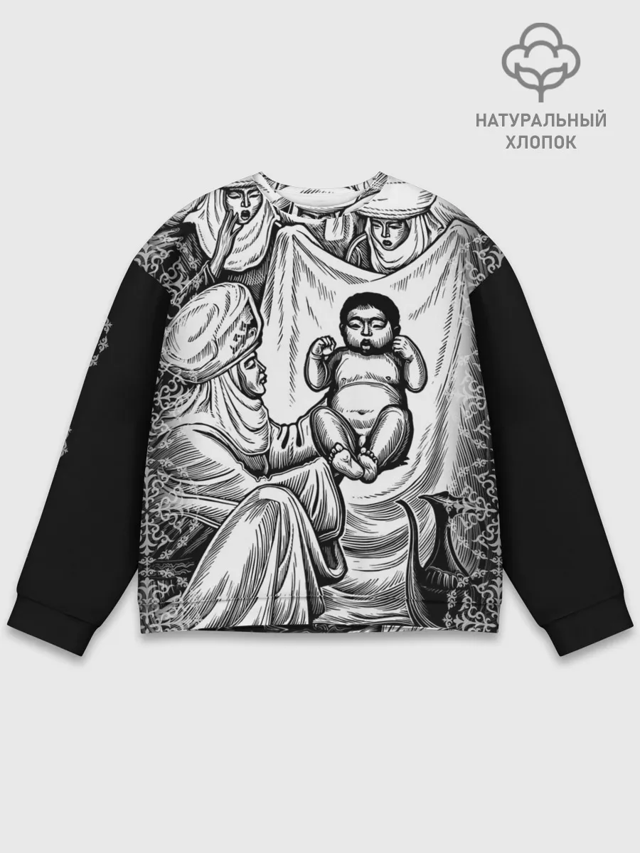 Мужской свитшот базовый / Манас Баатыр