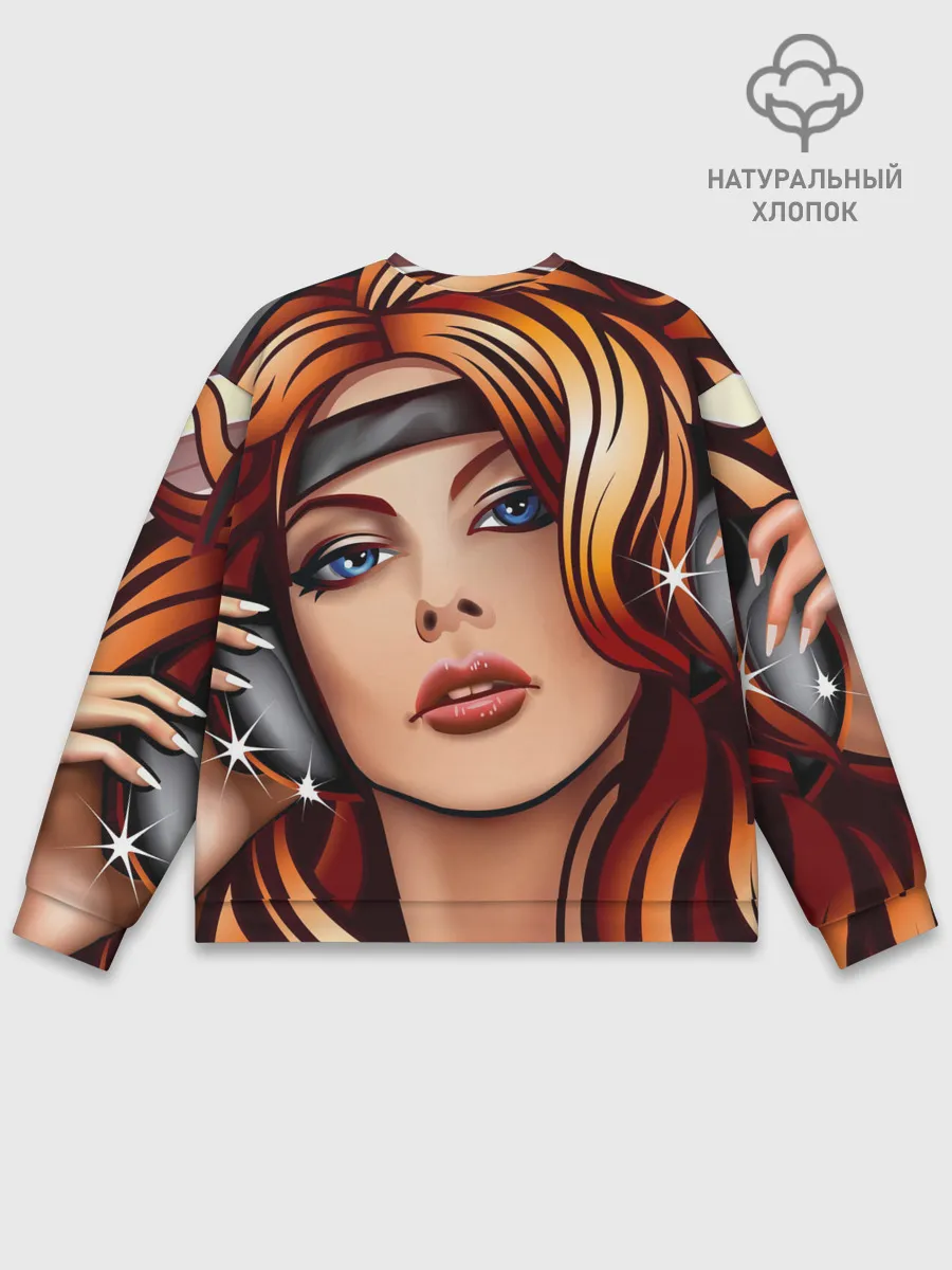 Мужской свитшот базовый / ДЕВУШКА