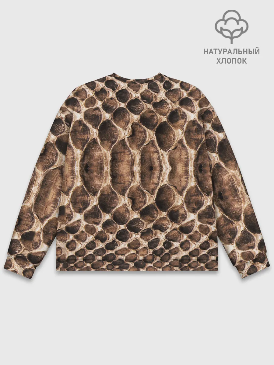 Мужской свитшот базовый / Snake Skin