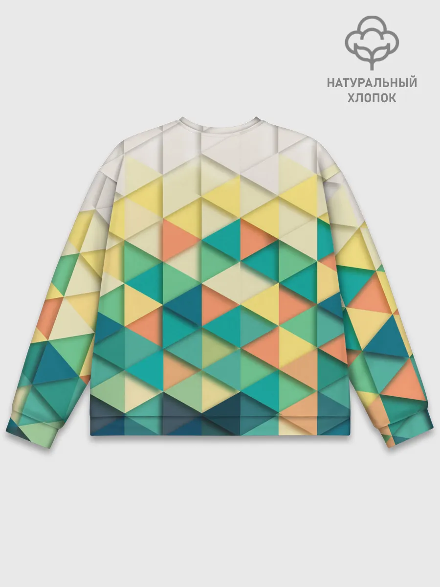 Мужской свитшот базовый / Ромбики