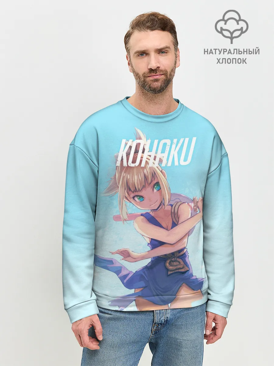 Мужской свитшот базовый / Кохаку Доктор Стоун