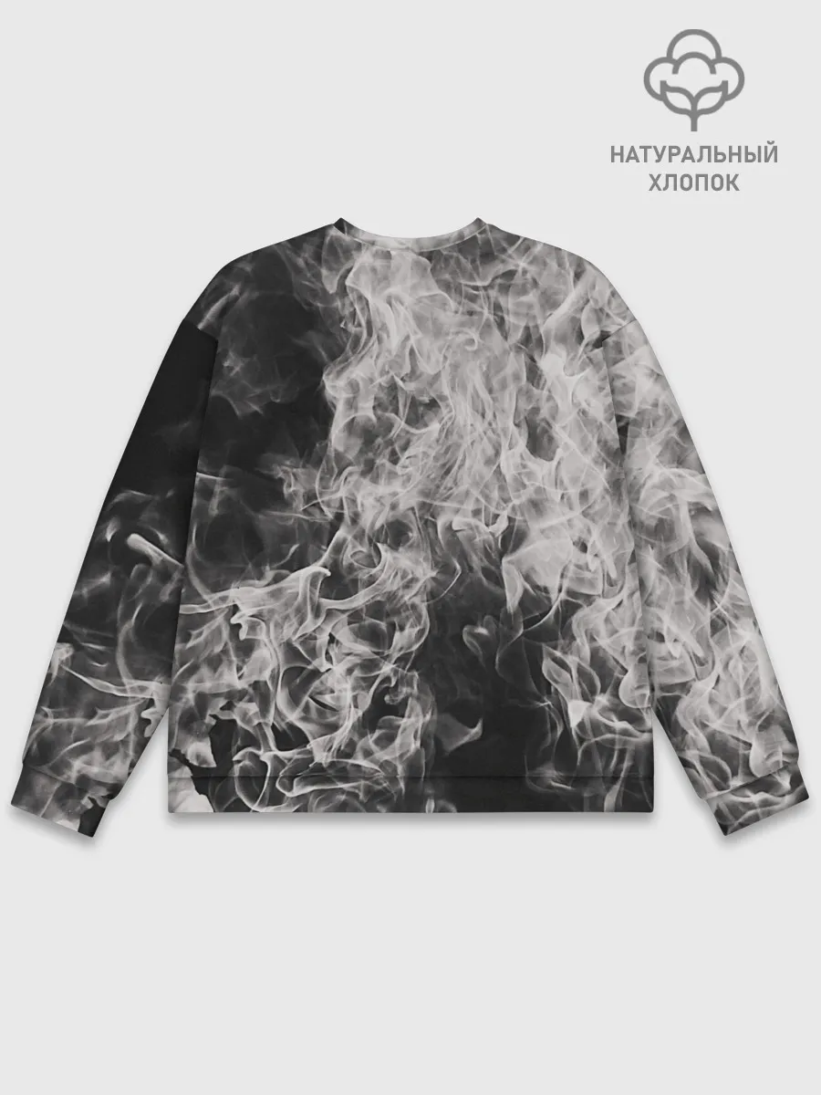 Мужской свитшот базовый / Fire and Smoke