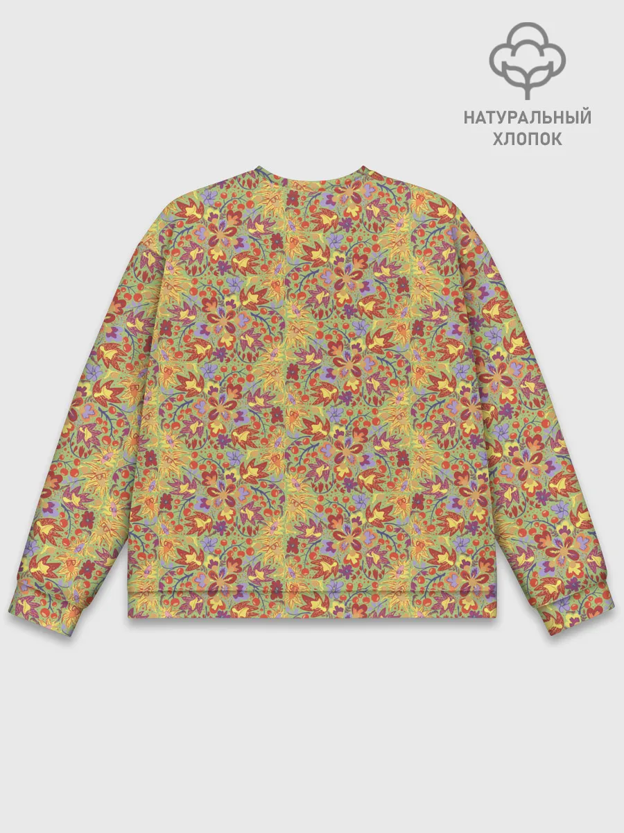 Мужской свитшот базовый / Волшебный лес.