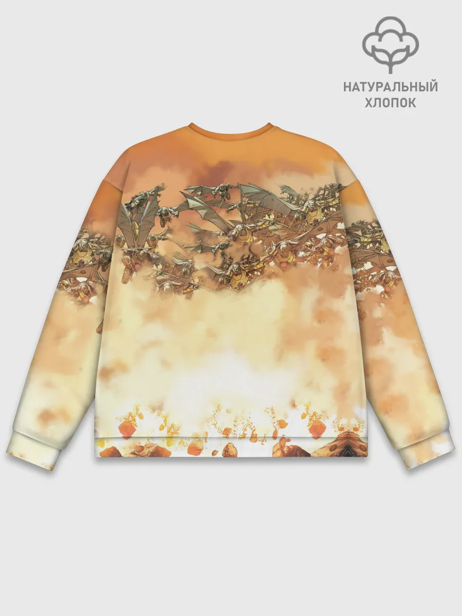 Мужской свитшот базовый / Дарксайд и парадемоны