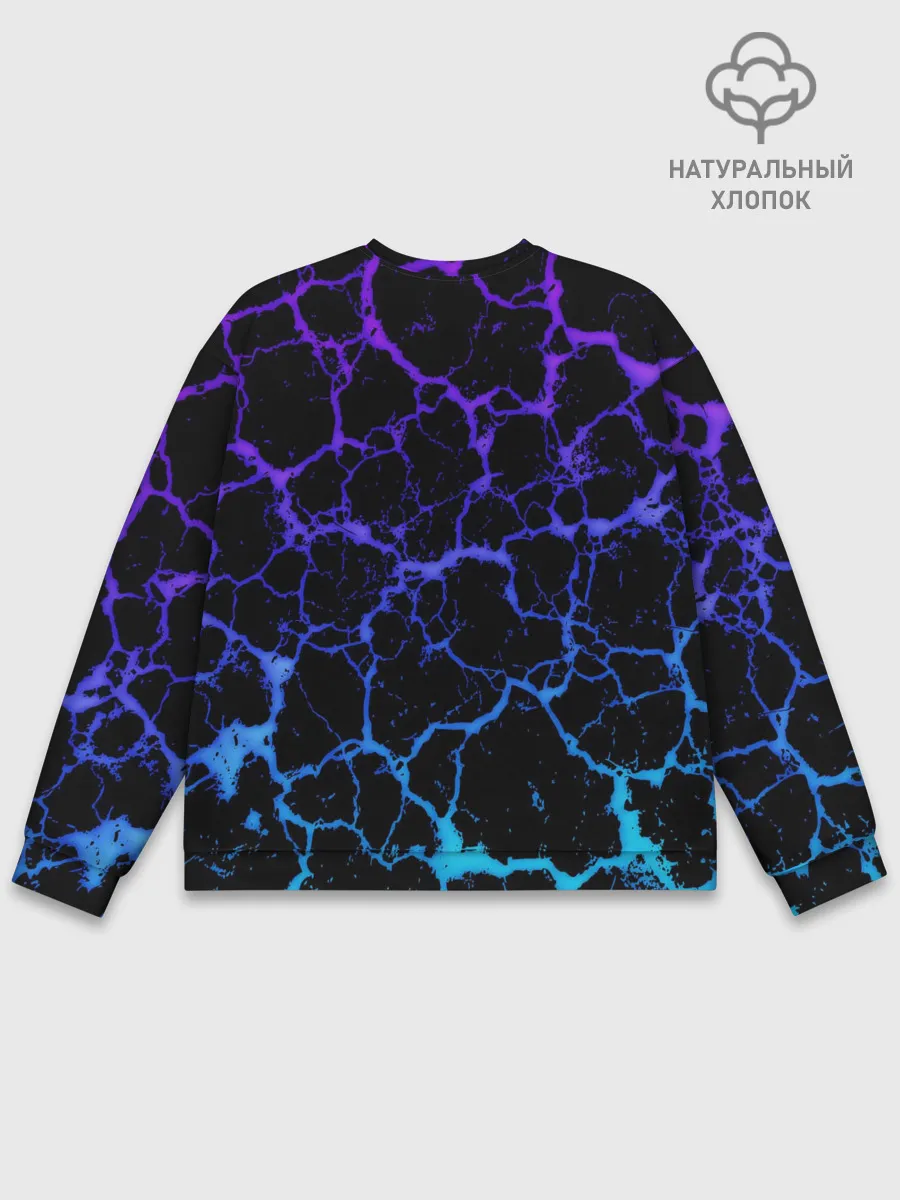 Мужской свитшот базовый / SONIC МОЛНИЯ