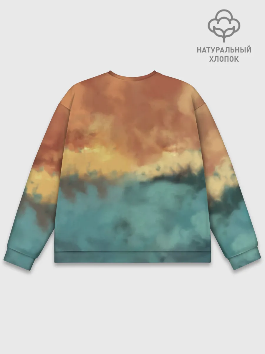 Мужской свитшот базовый / The Flash, Superman V Darkseid