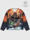 Мужской свитшот базовый / Darkseid VS Justice League