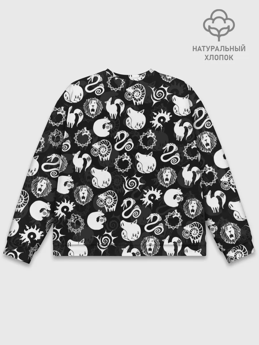 Мужской свитшот базовый / SEVEN DEADLY SINS СИМВОЛЫ