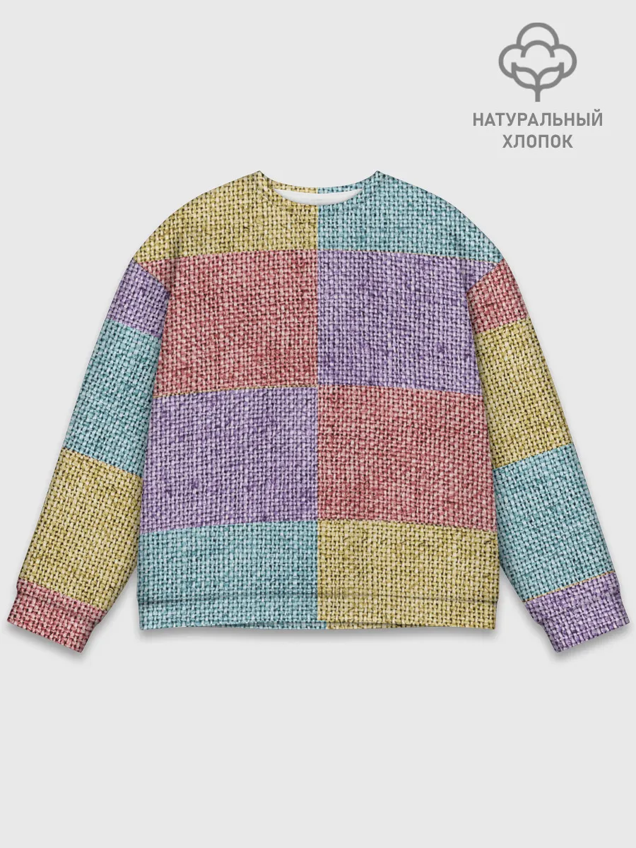 Мужской свитшот базовый / Patchwork