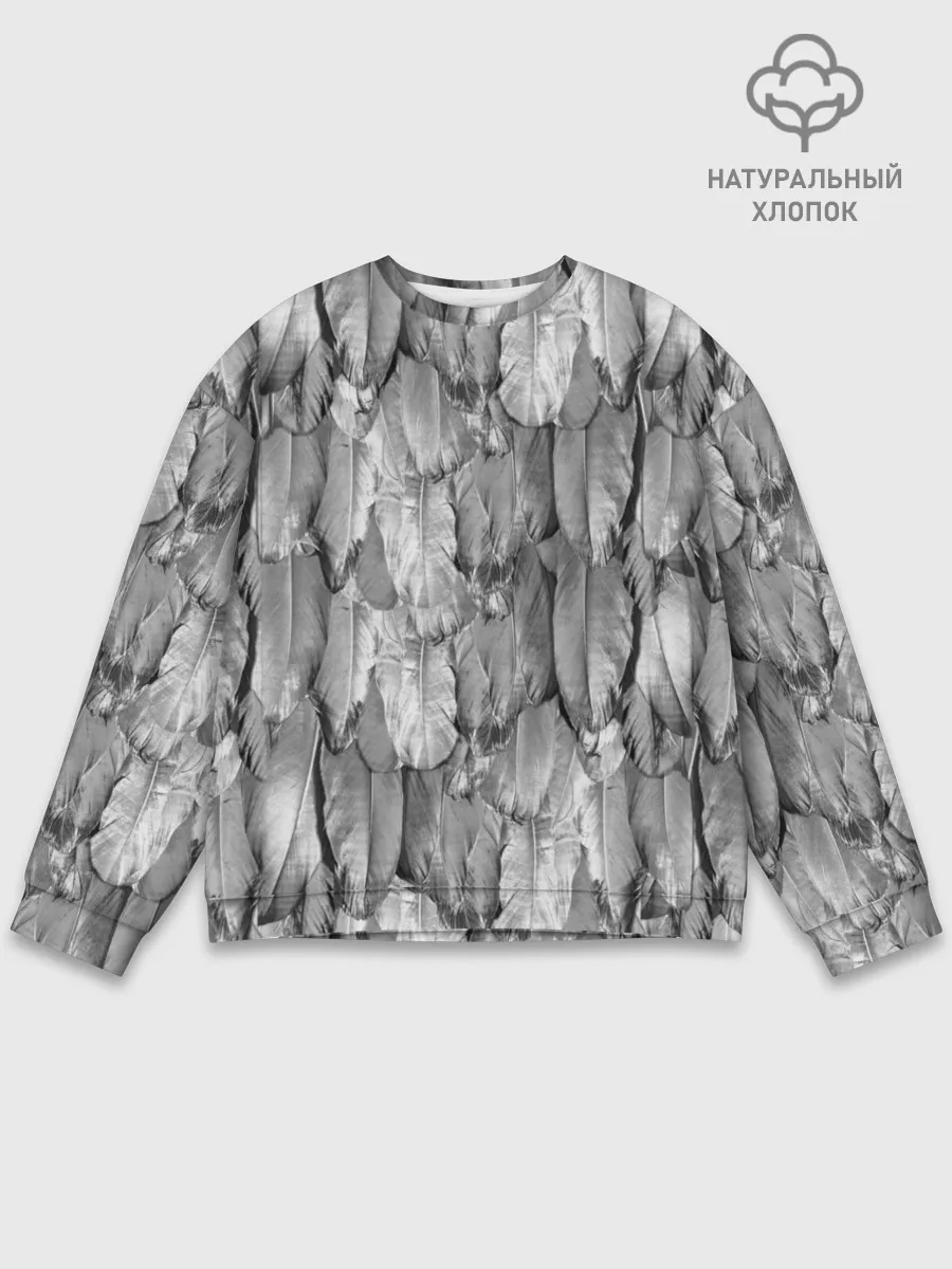 Мужской свитшот базовый / White Raven