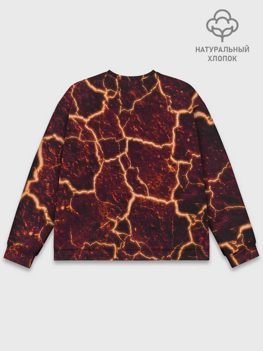 Мужской свитшот базовый / Лава