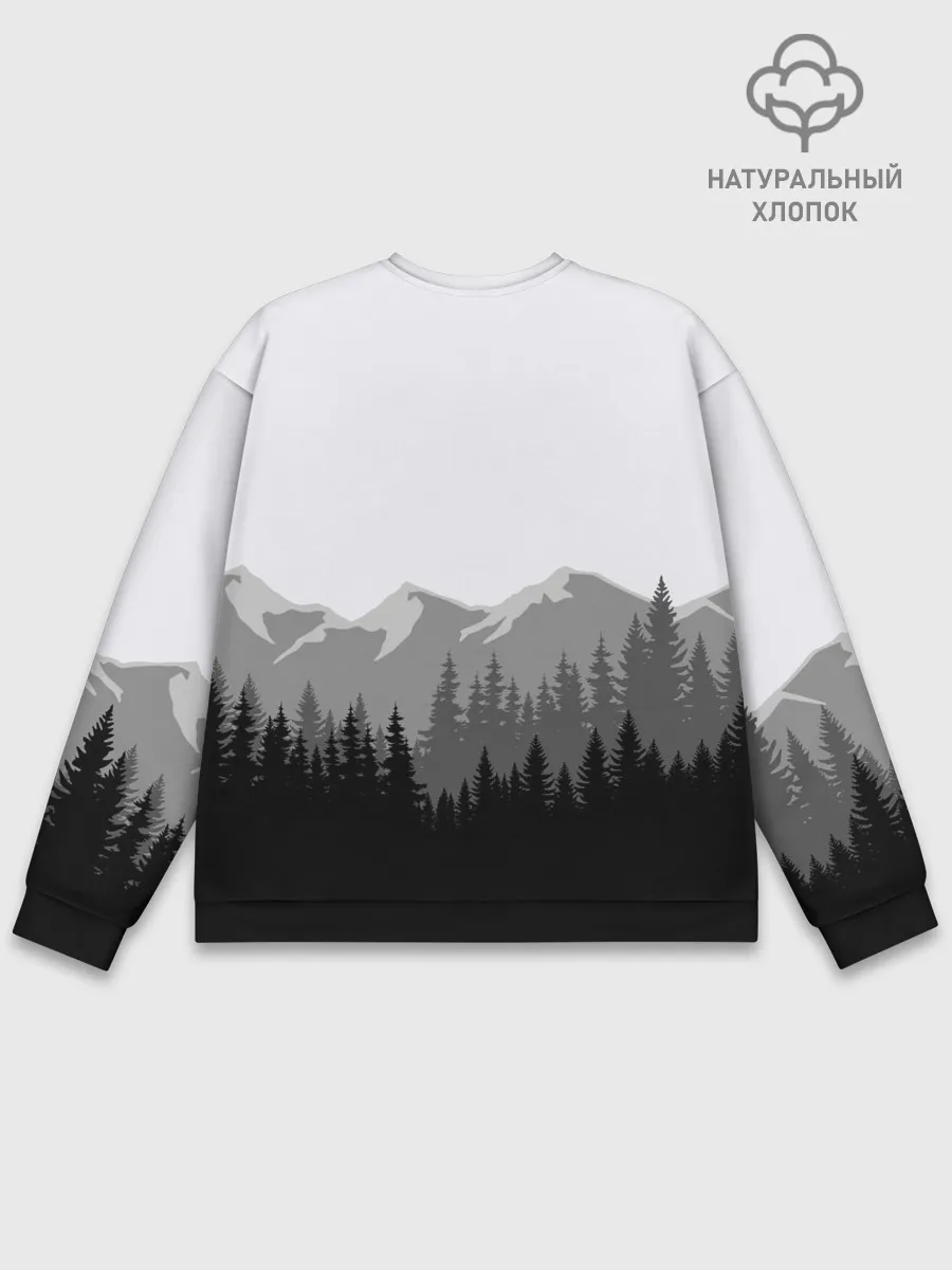 Мужской свитшот базовый / SIREN HEAD | DARK FOREST