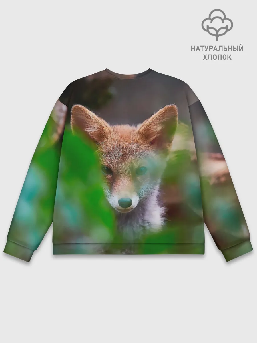 Мужской свитшот базовый / Лисичка