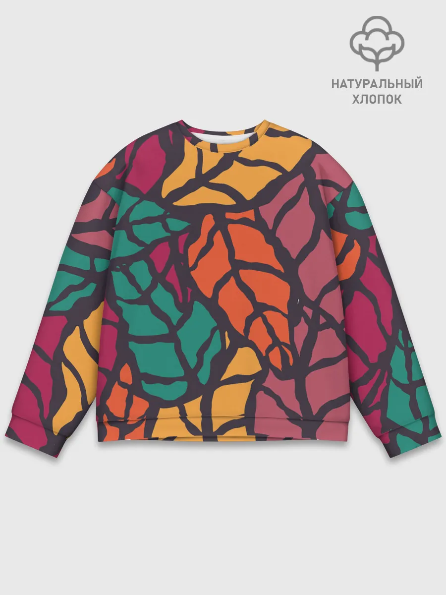 Мужской свитшот базовый / Листья