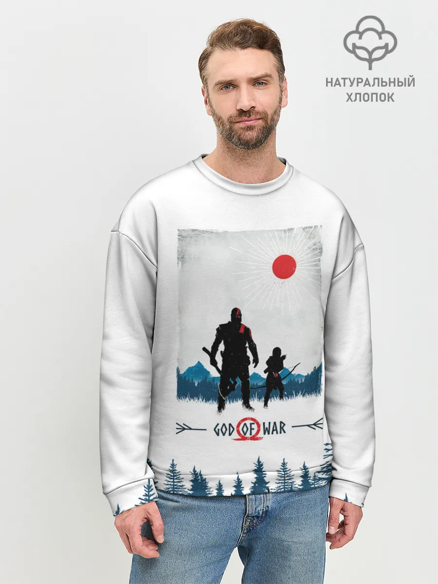 Мужской свитшот базовый / God whith son