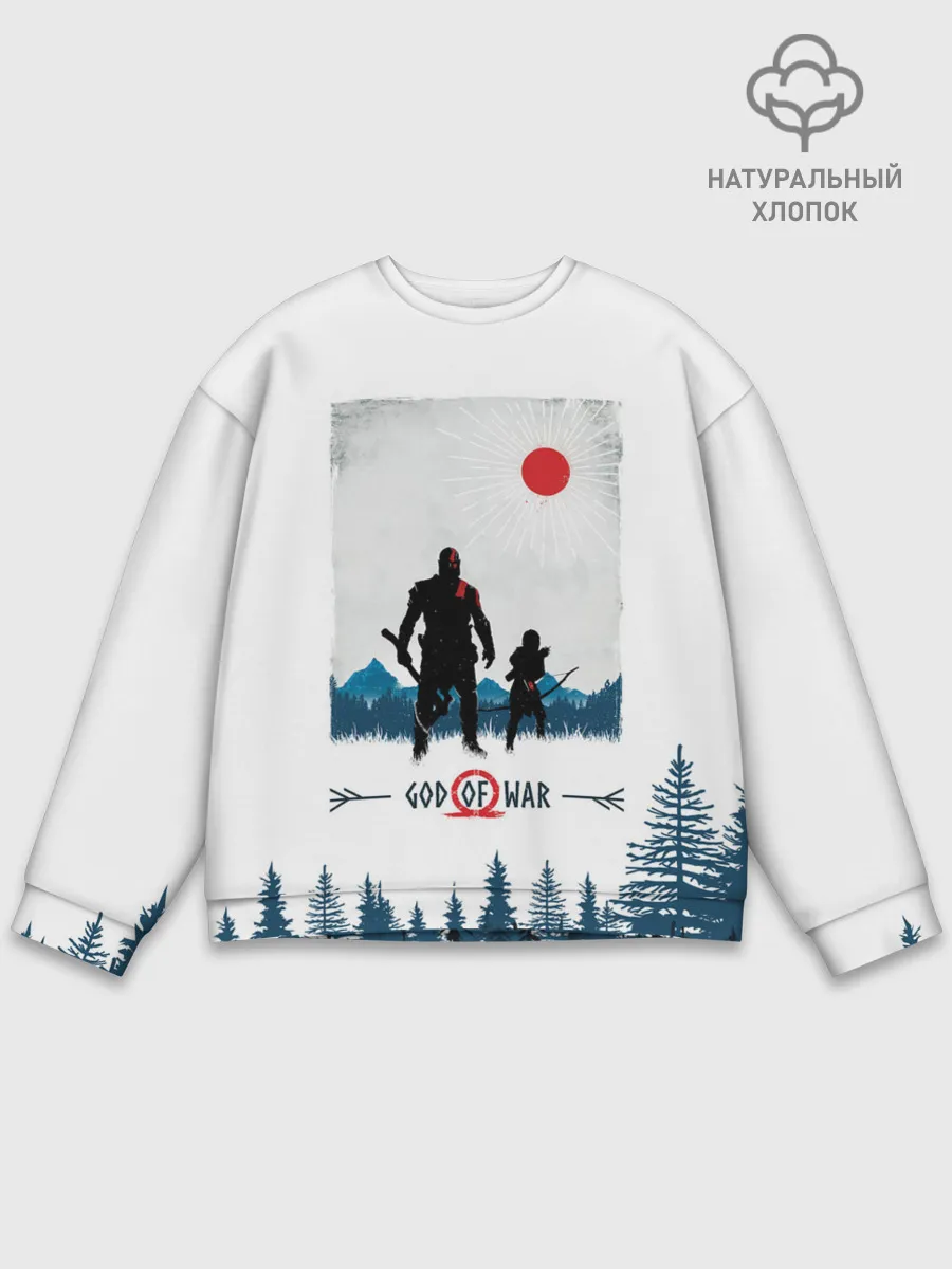 Мужской свитшот базовый / God whith son