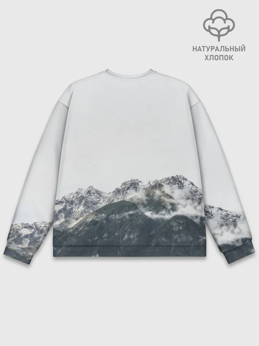 Мужской свитшот базовый / Вершина Горы