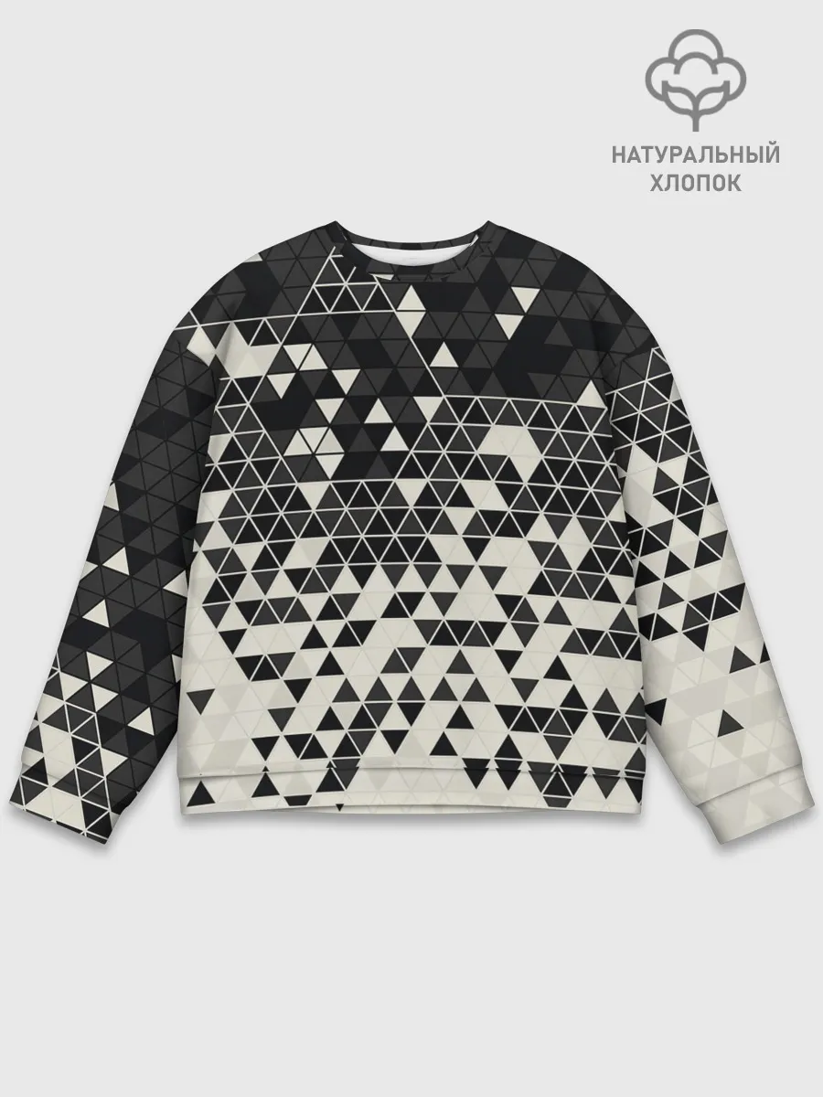 Мужской свитшот базовый / Абстракция