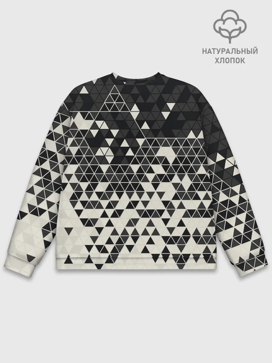 Мужской свитшот базовый / Абстракция