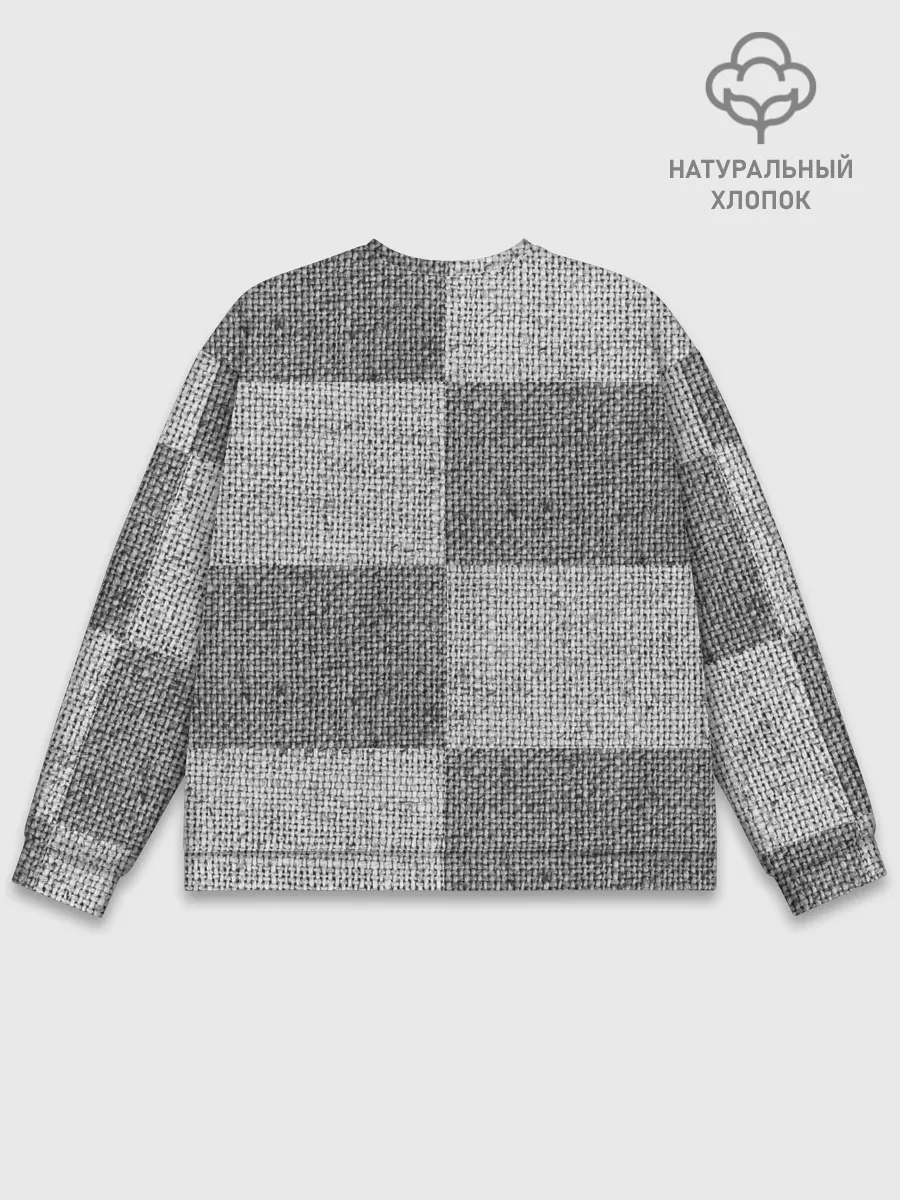 Мужской свитшот базовый / Denim Patchwork